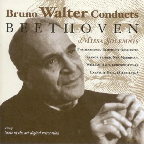 Beethoven: Missa Solemnis in D major: Walter, Broun - conductor [CD]
