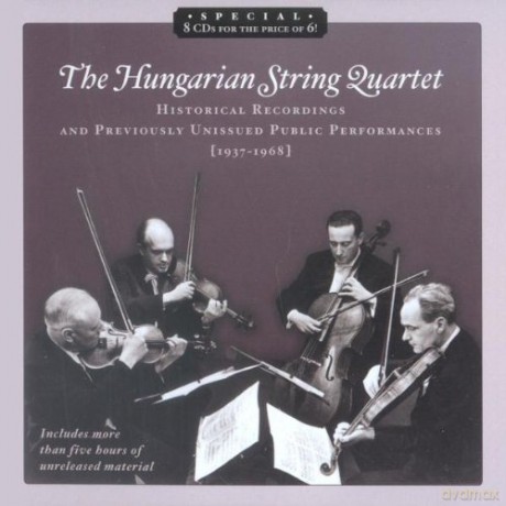 Bartók, Kodaly, Mozart Schumann etc.: Hungarian String Quartet [8CD]
