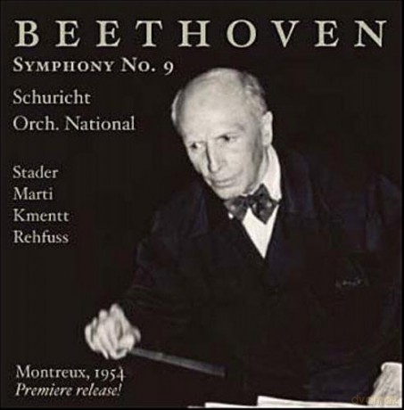Beethoven: Symphony No. 9: Schuricht, Carl - onductor [CD]