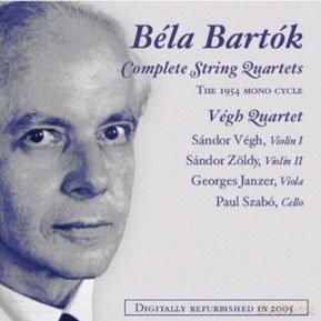 Bartok: Complete string Quartets: Végh Quartet [2CD]
