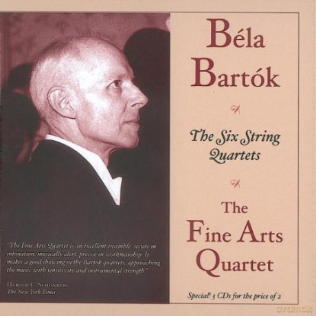 Bartok: Complete string Quartets: Fine Arts Quartet [3CD]