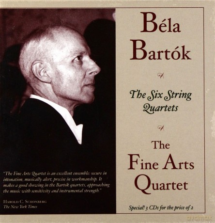 Bartok: Complete string Quartets: Fine Arts Quartet [3CD]