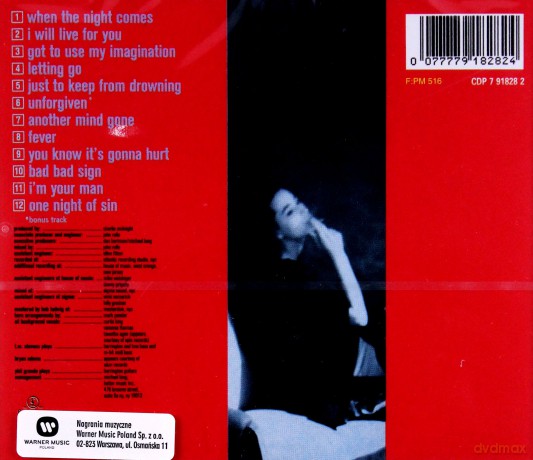Joe Cocker: One Night Of Sin [CD]