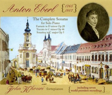 Khouri, John - fortepianos: Eberl, Anton: The Complete Sonatas for Solo Piano (incl. 7 world premiere recordings) [3CD]