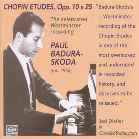 Badura-Skoda, Paul - piano: Chopin: 12 Études, Op. 10; 12 Études, Op. 25; 3 Mazurkas, Op. 59 Nos. 1, 2, 3. [CD]