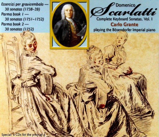 Grante, Carlo - piano: Scarlatti: Complete Keyboard Sonatas, Vol. I. [6CD]