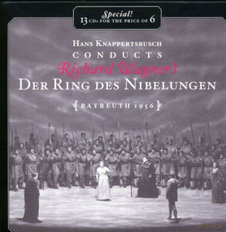 Wagner: Ring: Knappertsbusch, Hans - conductor, Hotter, Windgassen, Varnay, Milinkovic. Bayeuth 1956 [13CD]