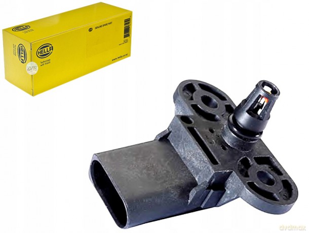 Hella 6PP 009 400-261 Czujnik, ciśnienie w kolektorze dolotowym Audi Skoda VW Seat