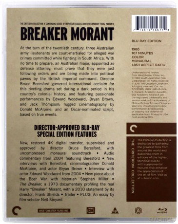 Breaker' Morant (Sprawa Moranta) [Blu-Ray]
