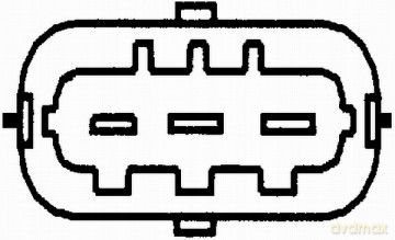 Hella 6PU 009 163-921 Czujnik, pozycja wałka rozrządu Opel Fiat Ford Rover Alfa Romeo