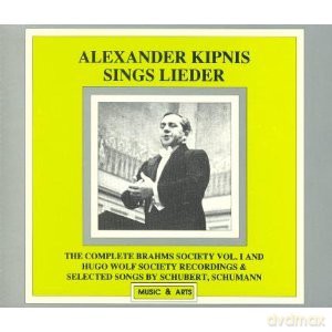 Brahms, Schubert, Schumann, Strauss and Wolf. Lieder: Kipnis, Alexander - bass [2CD]