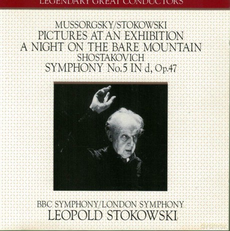Stokowski, Leopold: Mussorgsky: Pictures at an Exhibition; Shostakovich: Symphony No. 5 [CD]
