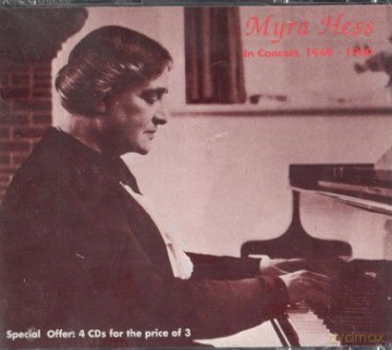 Beethoven: Concerto No. 5; Mozart: Concertos No. 12 K414, No. 27, No. 21 K467; Brahms: Concerto No. 2 in B-flat, Op. 83: Hess, Myra piano [4CD]