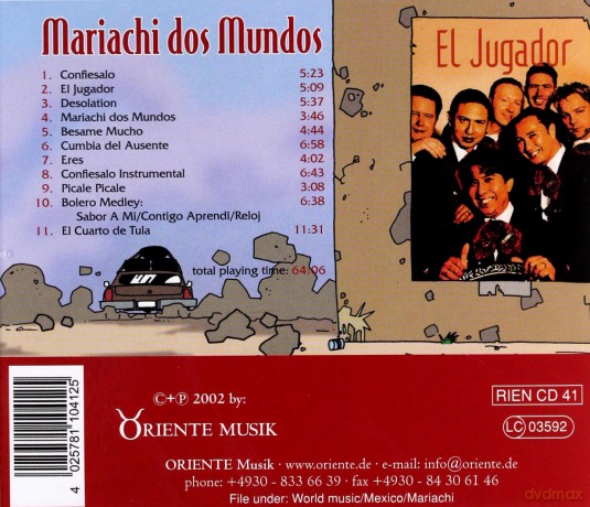 Mariachi Dos Mundos: El Jugador [CD]