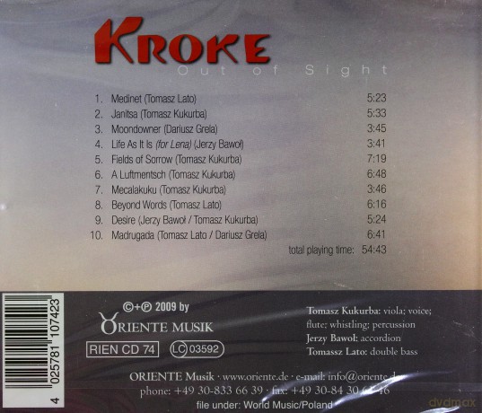 Kroke: Out of Sight [CD]