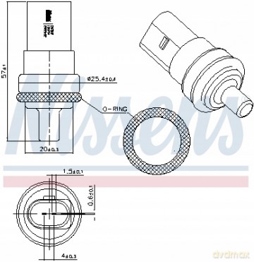 Płynu chłodzącego Nissens 207082 Czujnik, temperatura Skoda VW Ford Porsche Jeep