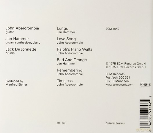 John Abercrombie: Timeless [CD]