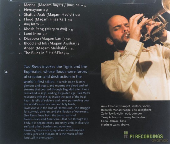 ElSaffar, Amir (R. Mahanthappa, Z. Tawil, T. Abboushi, C. DeRosa, N. Waits): Two Rivers [CD]