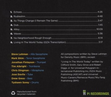 Steve Octet Lehman (T. Albright, J. Davila, C. Dingman, J. Finlayson, D. Gress, M. Shim, T. Sorey): Travail, Transformation, and Flow [CD]