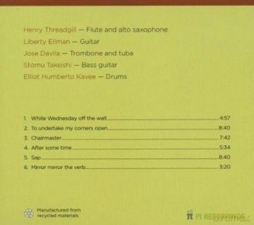 Henry Zooid Threadgill (L. Ellman, J. Davila, S. Takeishi, E.H. Kavee): This Brings Us To (vol. 1) [CD]