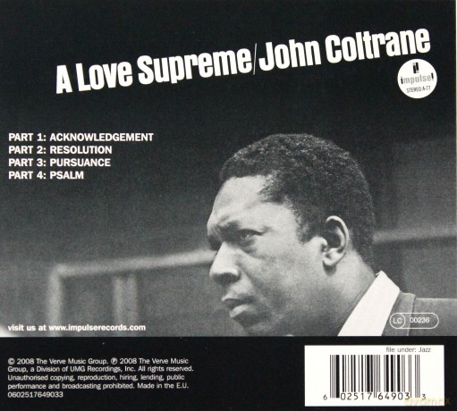 John Coltrane: A Love Supreme (digipack) [CD]