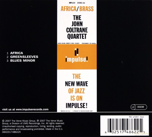John Coltrane: Africa/Bass (digipack) [CD]