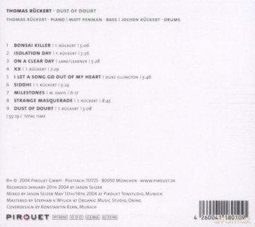 Thomas Rückert (M. Penman, J. Rückert): Dust of Doubt [CD]