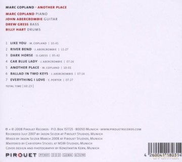 Copland, Marc (J. Abercrombie, D. Gress, B. Hart): Another Place [CD]