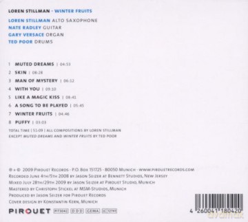 Loren Quartet Stillman (N. Radley, G. Versace, T. Poor): Winter Fruits [CD]