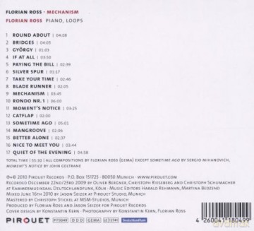Florian Ross  (piano solo): Mechanism [CD]