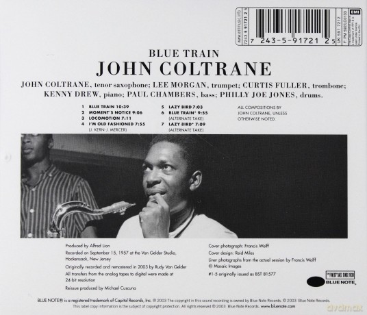 John Coltrane: Blue Train (RVG) [CD]