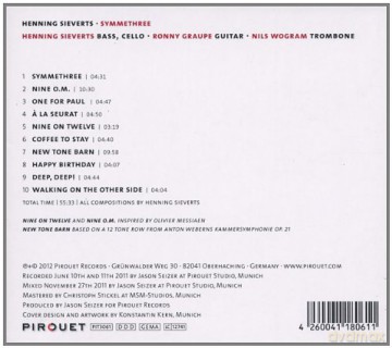 Henning Sieverts  (R. Graupe, N. Wogram): Henning Sieverts' Symmethree     [CD]