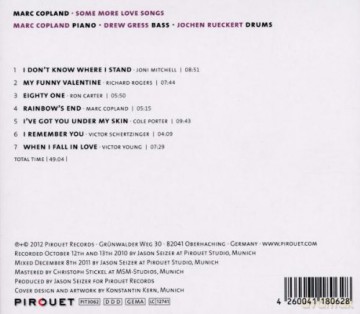 Copland, Marc (D. Gress, J. Rückert): Some More Love Songs [CD]