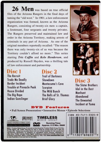 26 Men 20 episodes [3DVD]