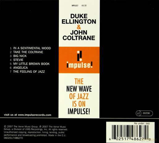 John Coltrane: Duke Ellington & John Coltrane (digipack) [CD]