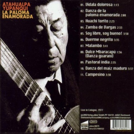 Argentina: Yupanqui, Atahualpa: La Paloma Enamorada [CD]
