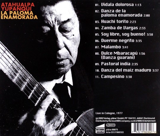 Argentina: Yupanqui, Atahualpa: La Paloma Enamorada [CD]
