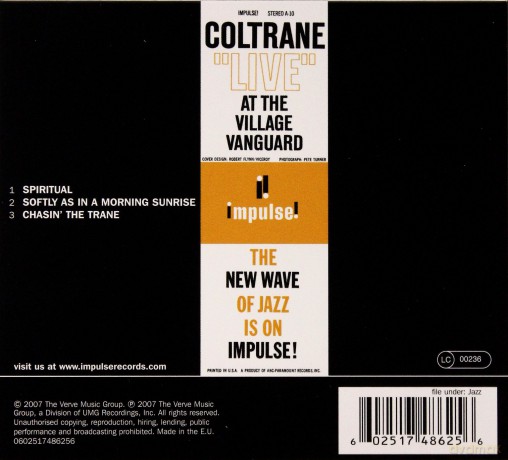 John Coltrane: Live At The Village Vanguard (digipack) [CD]
