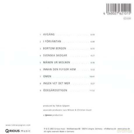 Tobias Sjögren  (C. Vuust, M. Lumholt, S. Wingefors, K. Vadsholt, M. Nilsson, G. Kroon): Tobias Sjögren [CD]