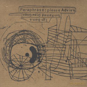 Berne, Tim Paraphrase (D. Gress, T. Rainey): Please Advice [CD]