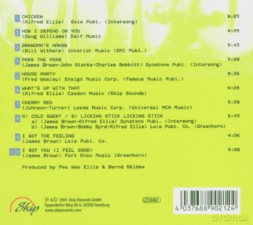 Pee Wee Ellis feat. Fred Wesley, Fred Ross (J. Smith, C. Ohlson, J. Mader, M. Gaffney, M. Hogan): Live and Funky [CD]