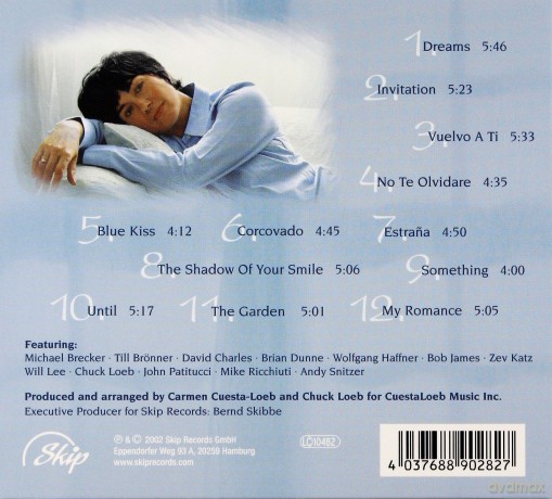 Cuesta-Loeb, Carmen (M. Brecker, C. Loeb, T. Brönner, B. James, D. Charles, B. Dunne, W. Haffner, Z. Katz, W. Lee, J. Patitucci, M. Ricchiuti, A. Snitzer): Dreams (digipack) [CD]