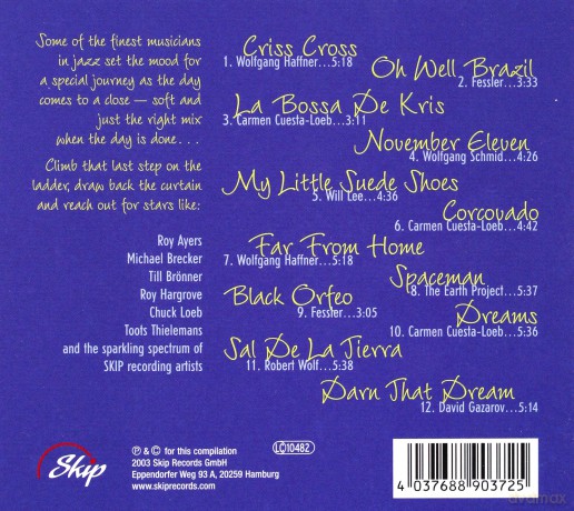 Various Artists (W. Haffner, P. Fessler, C. Cuesta-Loeb, W. Schmid, W. Lee, The Earth Project, R. Wolf, D. Gazarov): When the Day is Done: ...a fine selection of jazz moods (digipack) [CD]