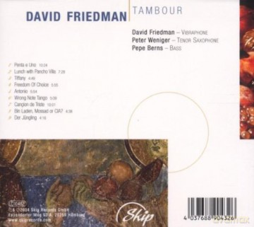 David Tambour Friedman (P. Weniger, P. Berns): Earfood [CD]
