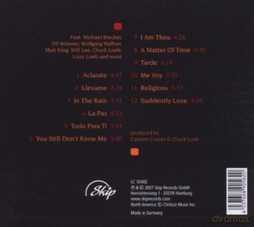 Cuesta-Loeb, Carmen (M. Brecker, C. Loeb, T. Brönner, D. Charles, B. Dunne, W. Haffner, W. Lee, B. Killeen, L. Loeb, J. Dion, M. King): You Still Don't Know Me [CD]