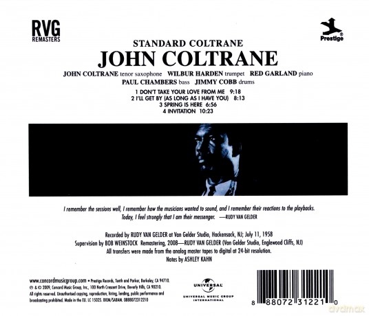 John Coltrane: Standard Coltrane [CD]