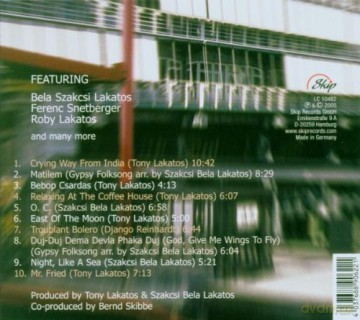 Tony Lakatos (S.B. Lakatos, R. Lakatos, F. Snetberger, M. Lukacs, A. Lakatos, G. Orban, K. Horvath, K. Orban, A. Szaloki, C. Rostas, M. Rostas): Gypsy Colours [CD]
