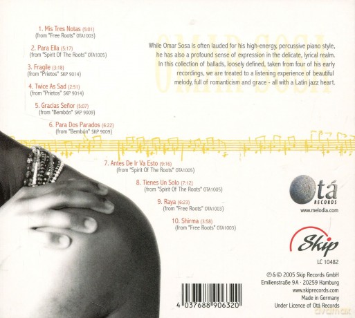 Omar Sosa: Ballads (digipack) [CD]