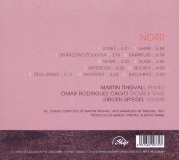 Tingvall Trio (M. Tingvall, O.R. Calvo, J. Spiegel): Norr [CD]