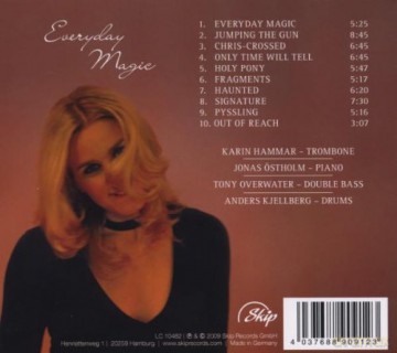 Karin Quartet  Hammar (J. Östholm, T. Overwater, A. Kjellberg): Everyday Magic [CD]